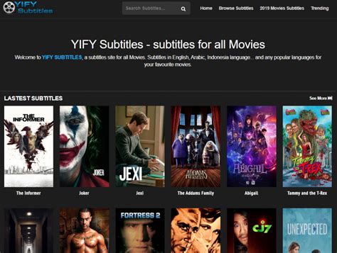 subtitles yify|15 Best Sites to Download Subtitles for Movies and TV .